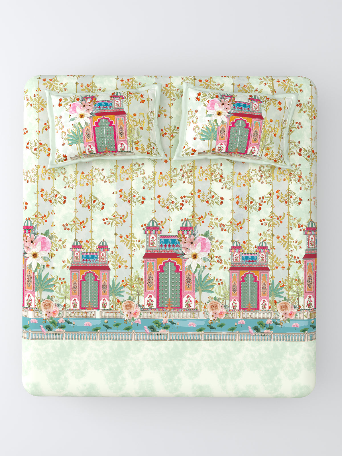 Nazaara_Aangan_Pure_Cotton_Light Green