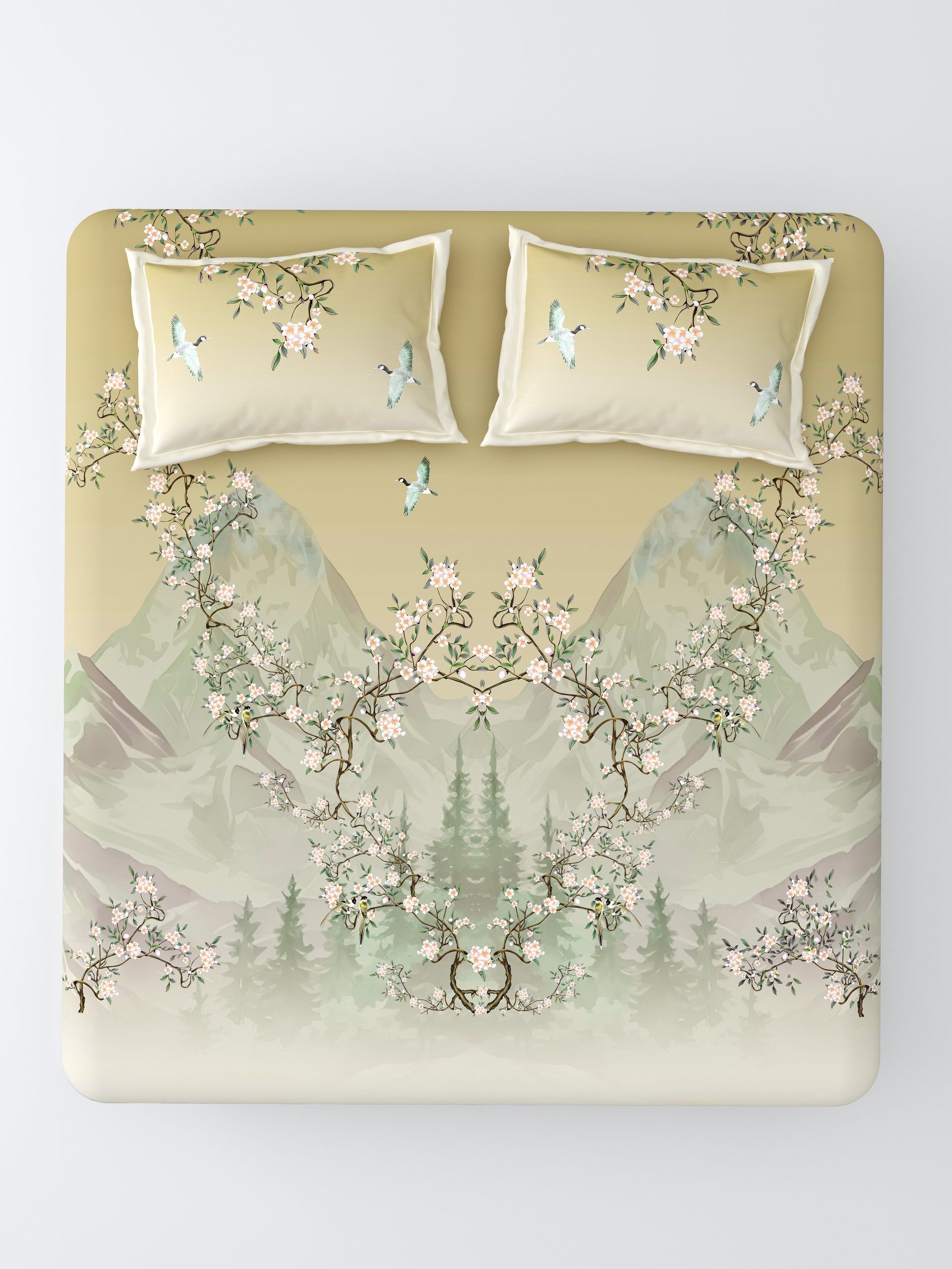 Nazaara Baadal Super King Size Bedsheet
