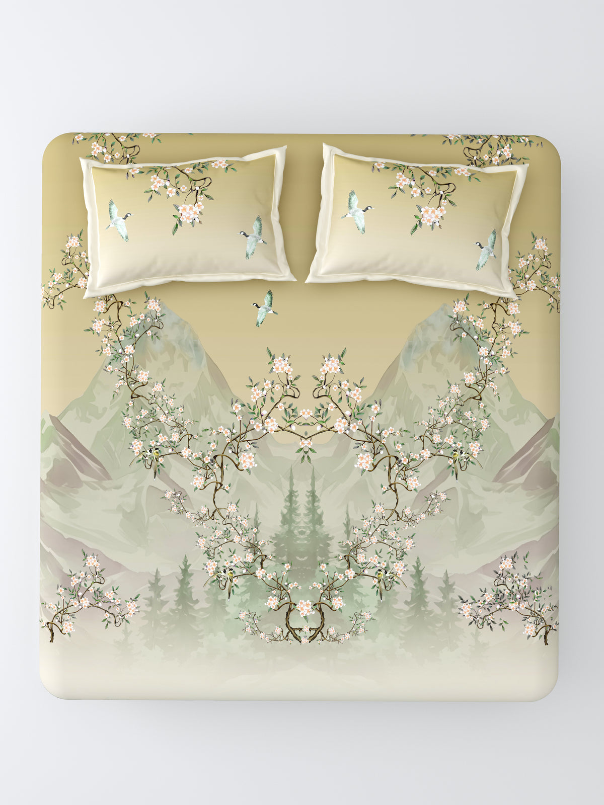 Nazaara_Bedsheet_Pure_Cotton_Peach