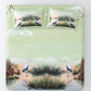 Nazaara Chaav Bedsheet Pure Cotton_Light Green