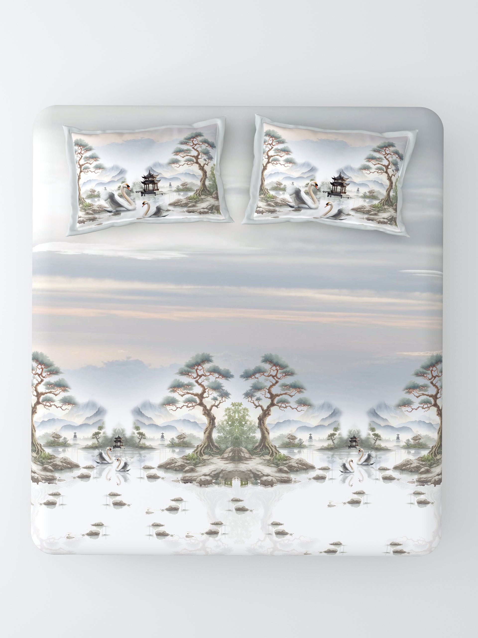 Nazaara Ehsaas Super King Size Bedsheet