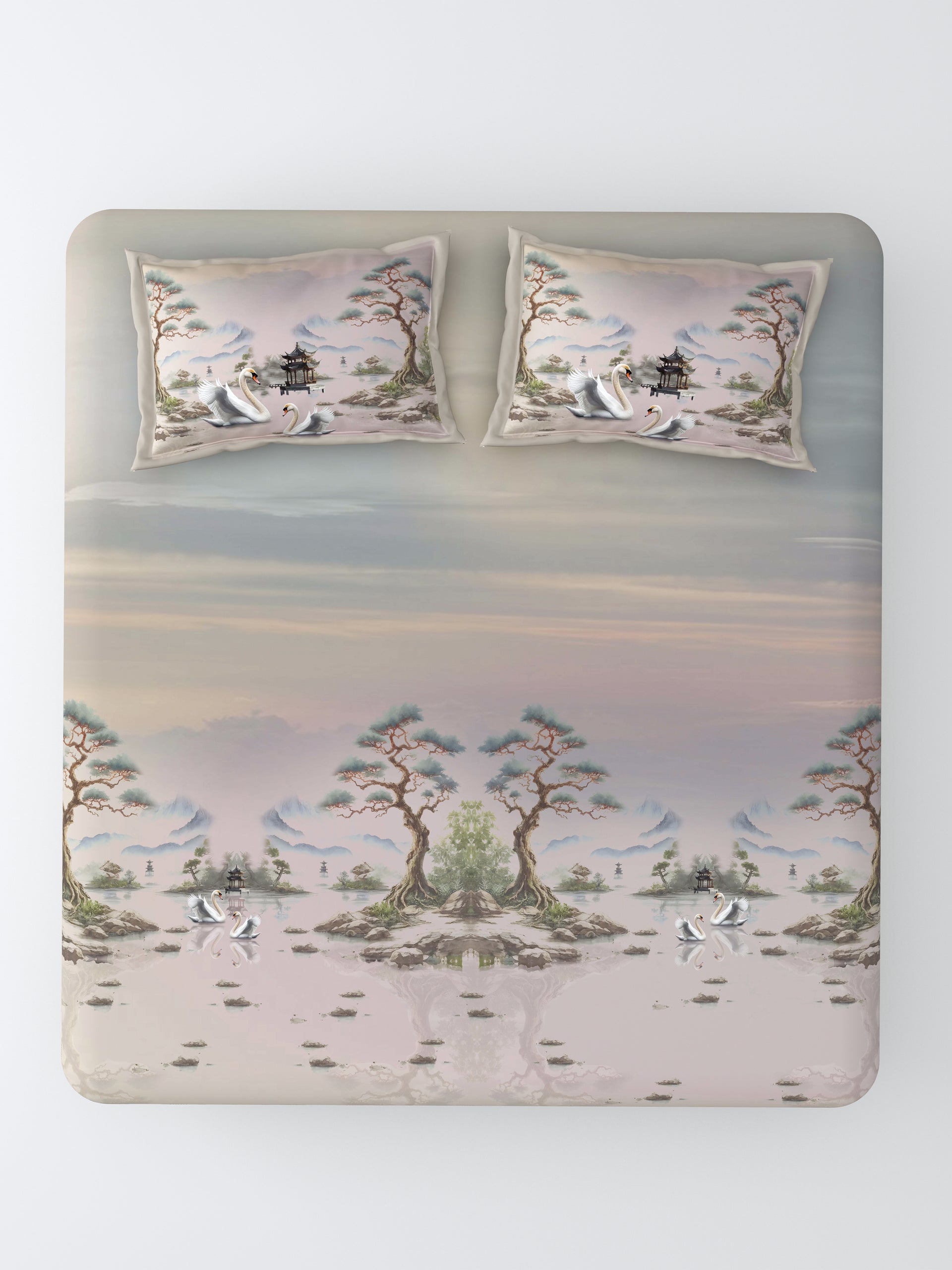 Nazaara Ehsaas Super King Size Bedsheet
