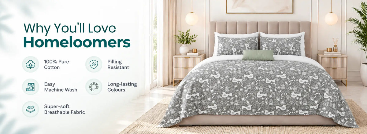 Aureva Vellum Premium Pure Cotton Bedsheet