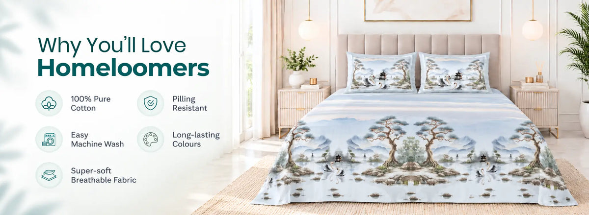 Nazaara Ehsaas Bedsheet Pure Cotton