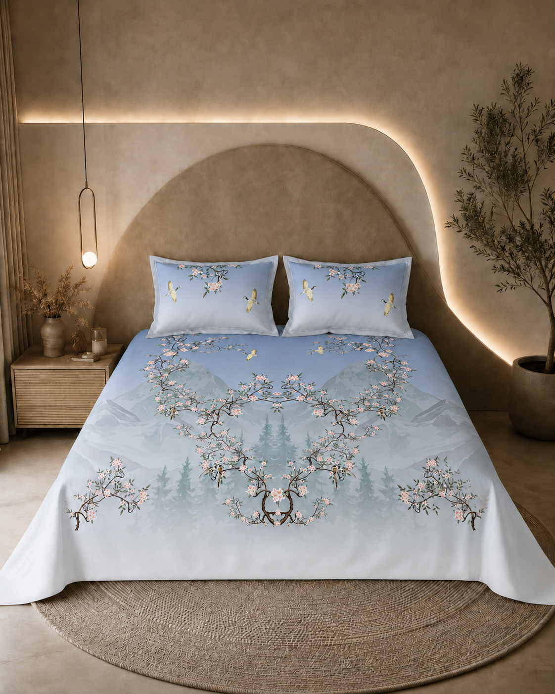 Nazaara_Bedsheet_Blue