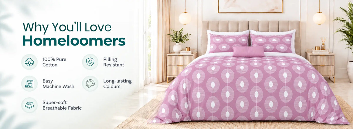 Aureva Penumbra Pure Cotton Soft Bedsheet