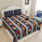 Blue_Bagru_Gold_Bedsheet