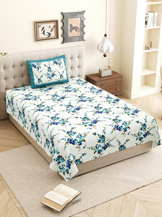 Celeste Rosemary Cotton Single Size Bedsheet