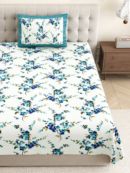 Celeste Rosemary Cotton Single Size Bedsheet