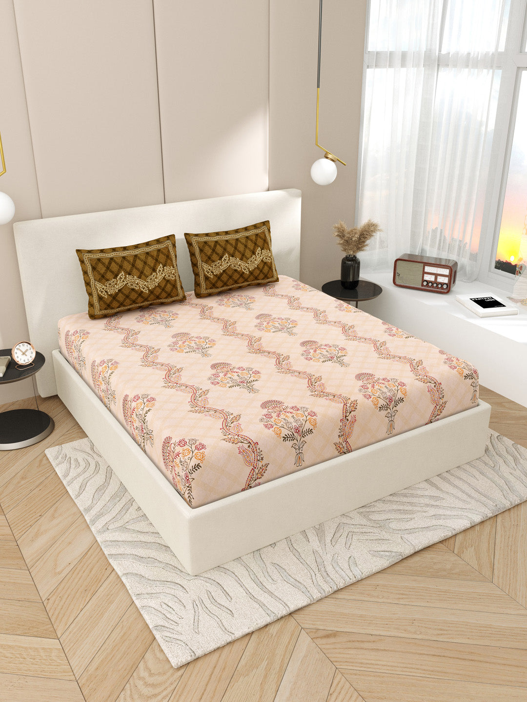 Brown_Pure_Cotton_Bedsheet