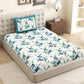 Blue_Bedsheet_With_Pillow_Cover