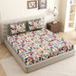 Smooth_Cotton_Floral_Bedsheet_Black