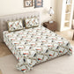 Bedsheet_Featuring_Brown_Birds