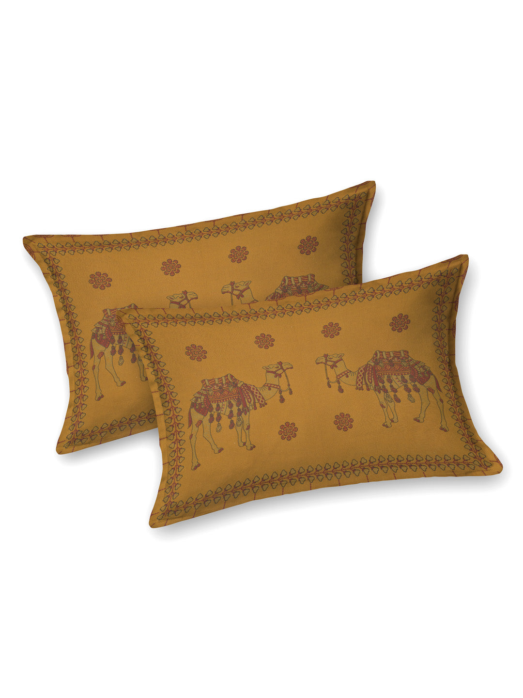 Kashida_Cotton_Piilow_Covers_Brown