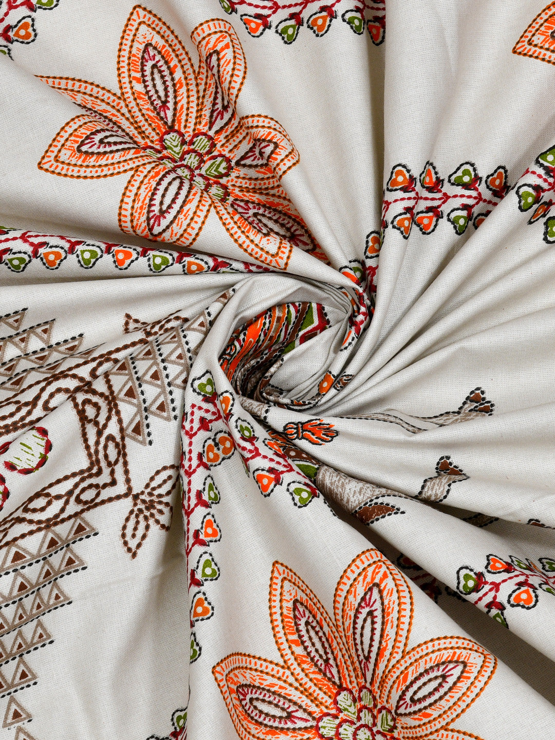 Kashida_Bedsheet_Brown