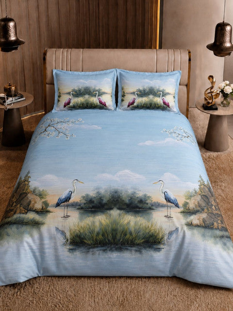 Bedsheet_Pure Cotton_Light Blue