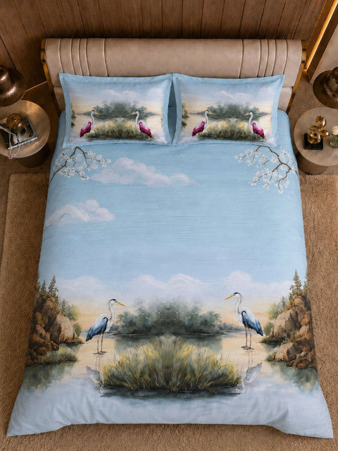 Bedsheet_Pure Cotton_Light Blue