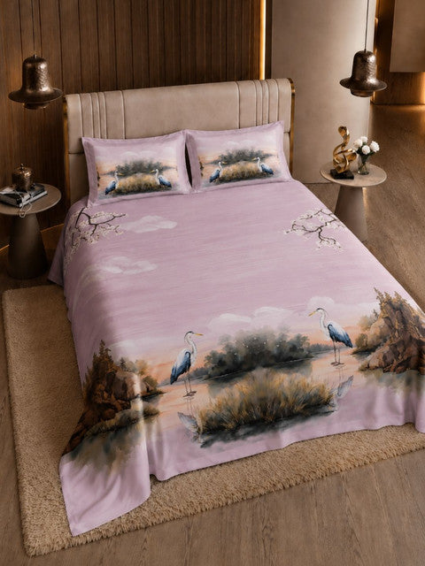 Bedsheet_Pure_Cotton_Lavendar