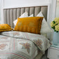 Bisque Kashida Pure Cotton Breathable Bedsheet