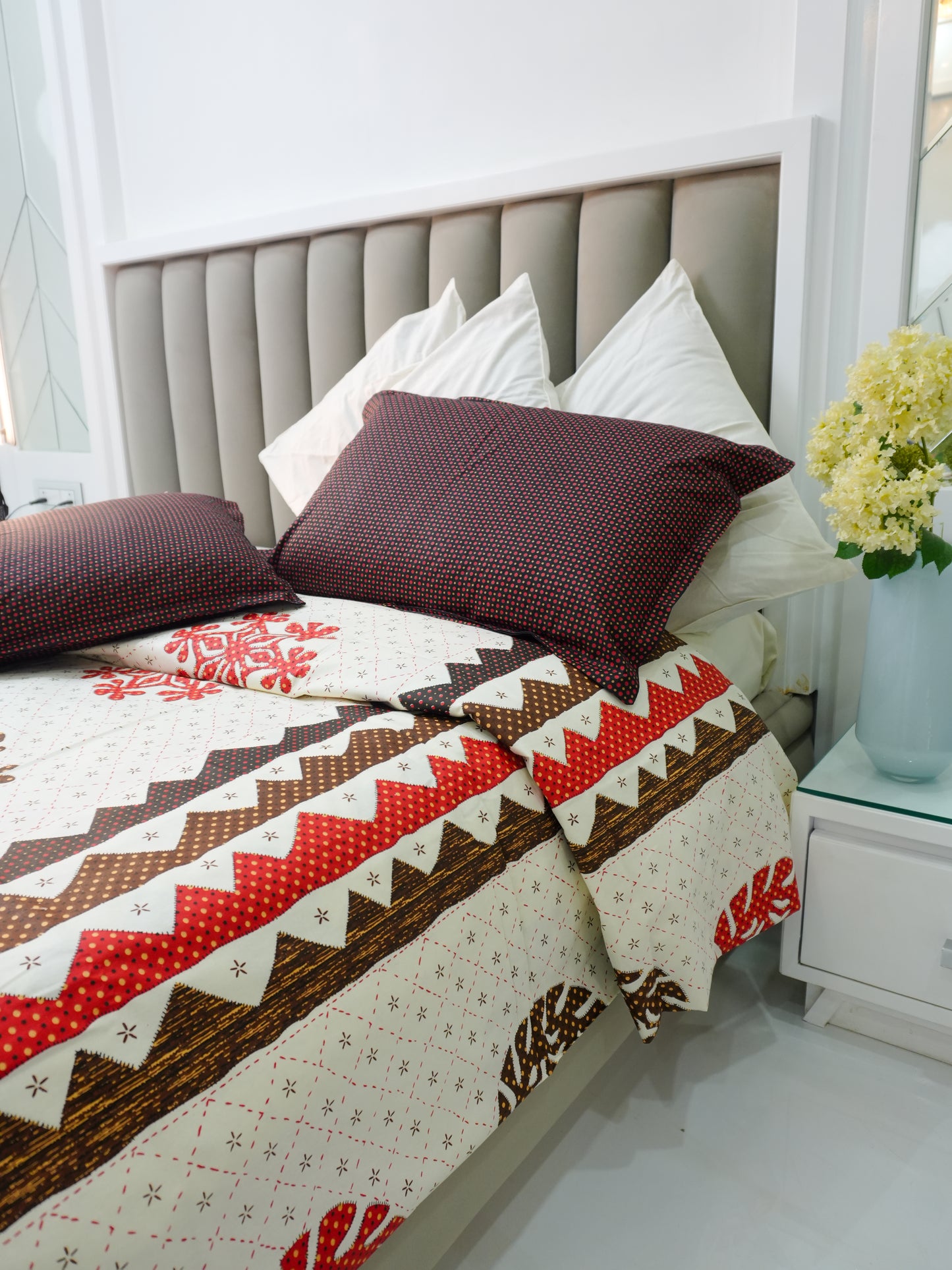 Cardinal Gujri Patch Pure Cotton Bedsheet