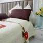 Tangerine Gujri Patch Pure Cotton Bedsheet