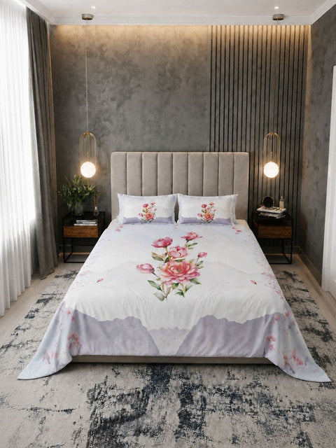 Pure_Cotton_Bedsheet_Lavendar