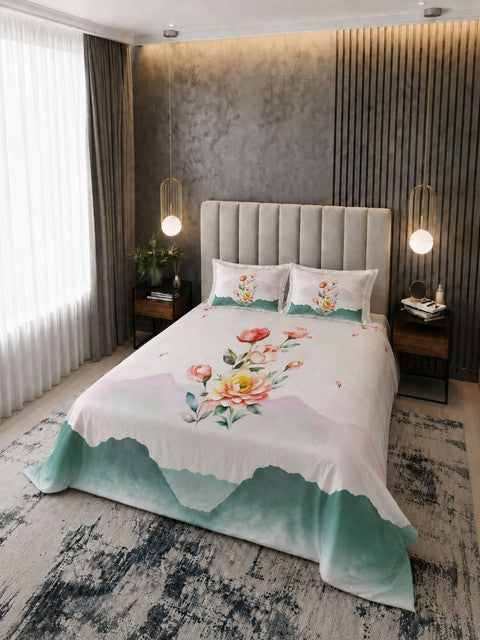 Pure_Cotton_Bedsheet_Green
