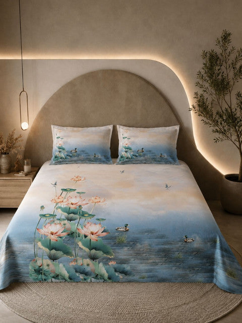 Pure_Cotton_Bedsheet_Peach