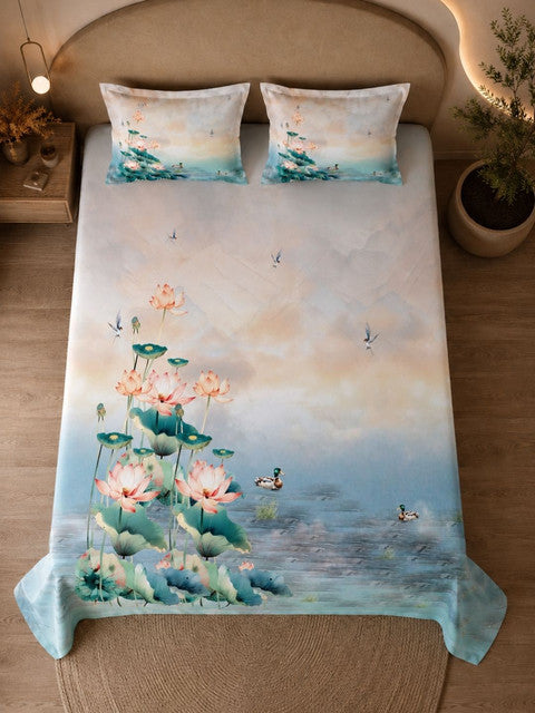 Cotton_Bedsheet_Peach