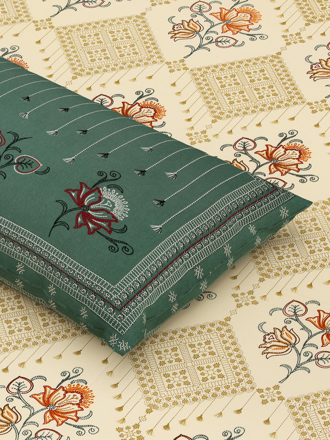 Kashida_Pillow_Cover_Green