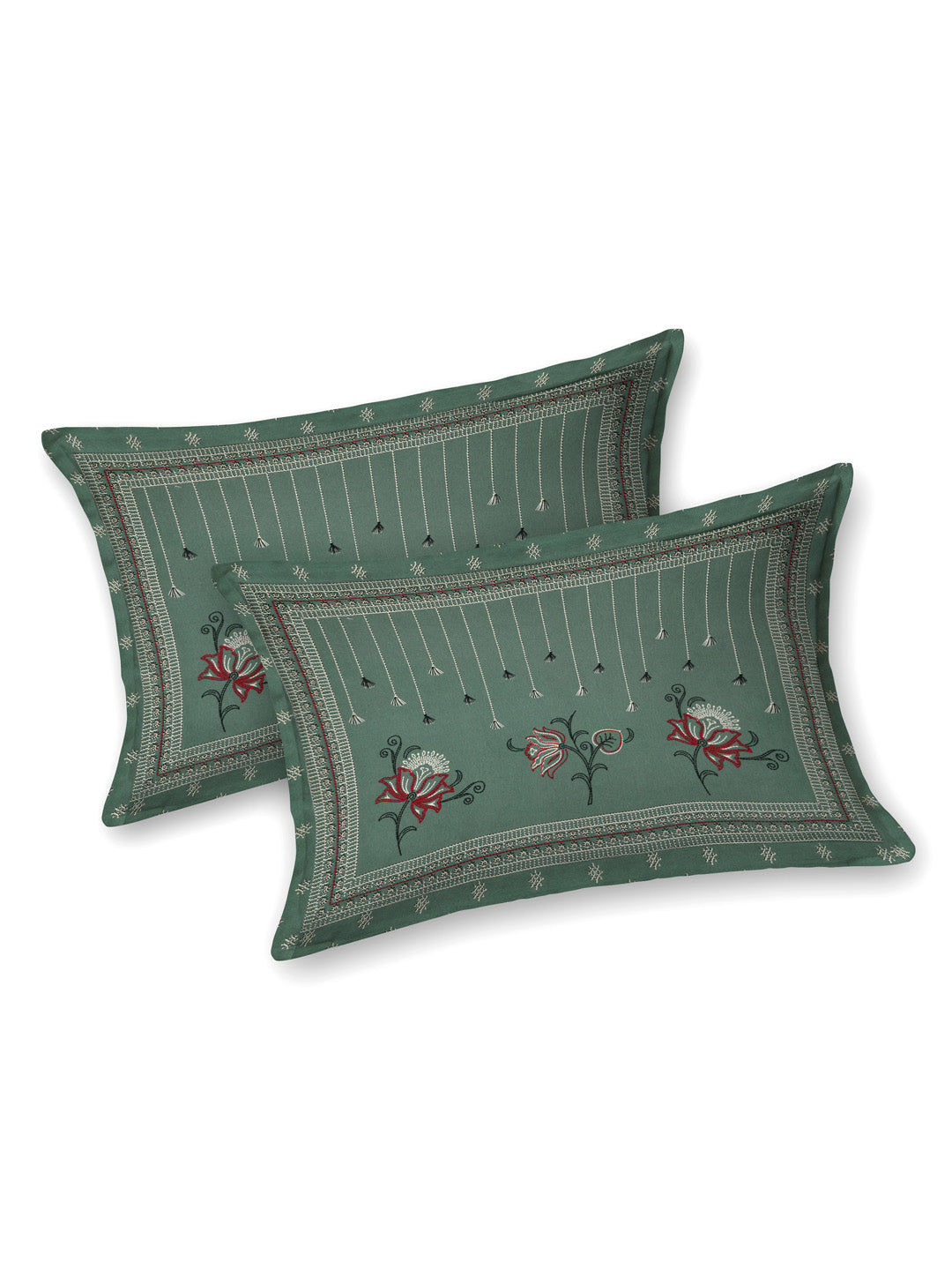 Kashida_Printed_Pillow_Cover_Green