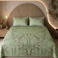 Nazaara_Bedsheets_Pure_Cotton_Green