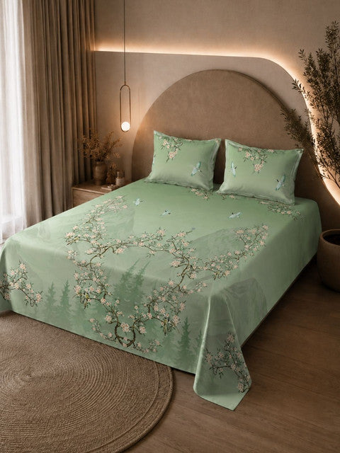 Bedsheet_Pure_Cotton_Green