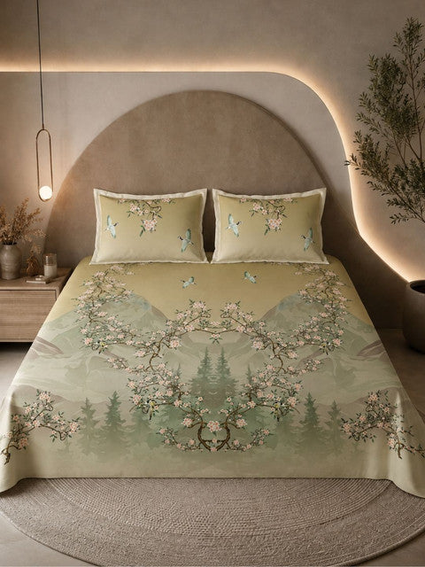 Bedsheet_Pure_Cotton_Peach
