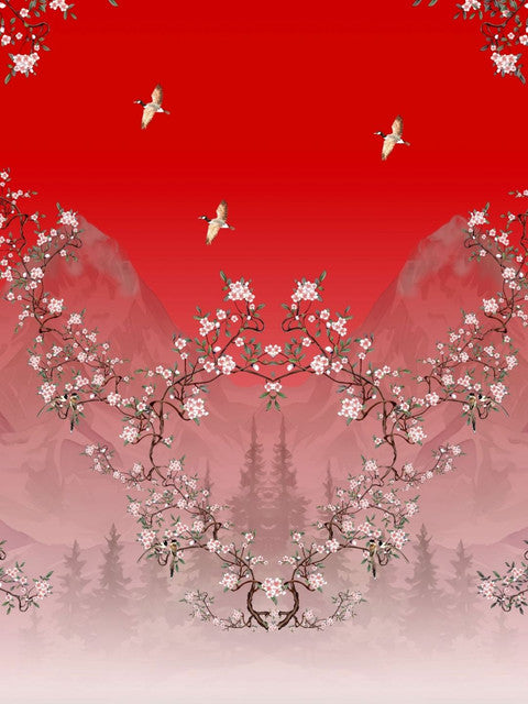 Nazaara_Bedsheet_Red