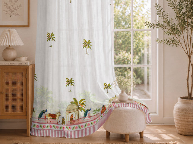 Floral_Print_Curtains_White