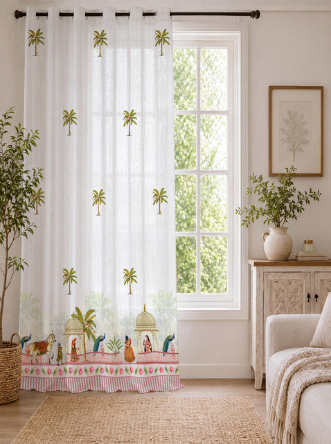 Curtains_White_Rajasthani_Heritage_Print