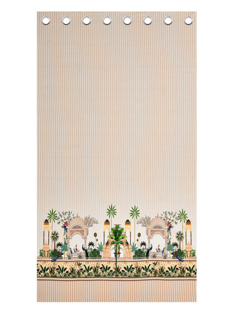 White_ Printed_Curtains