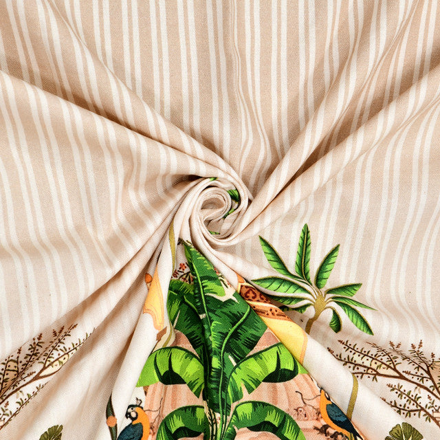 White_ Printed_Curtain_ Rajasthani_Heritage