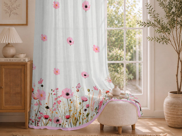 Wildflower_Garden_Printed_Sheer_Curtains_White