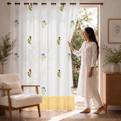 Floral_Embroidered_Look_Printed_Sheer_Curtains_White