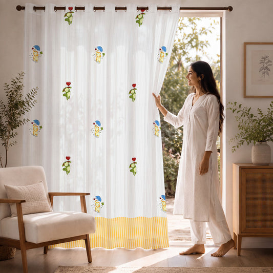 Floral_Embroidered_Look_Printed_Sheer_Curtains_White