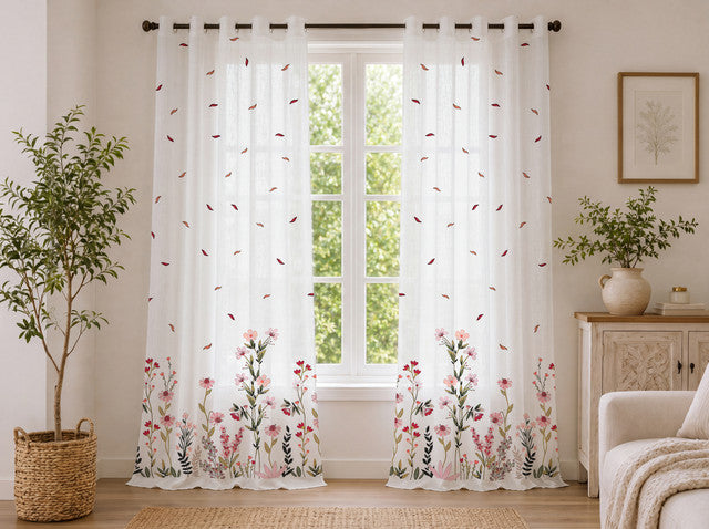 Bird_Feather_Printed_Sheer_Curtains_White
