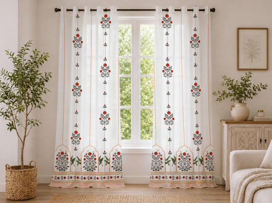 Bird_Motif_Heritage_Printed_Curtains_White