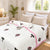 Homeloomers Premium Cotton Rajai with Floral Print & Pink Block Border