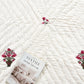 Homeloomers Premium Cotton Rajai with Floral Print & Pink Striped Border | Elegant, Soft & Cozy Winter Quilt