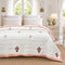 Homeloomers Premium Cotton Rajai with Floral Print &  Red striped Border | Elegant, Soft & Cozy Winter Quilt