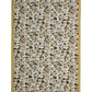 Homeloomers Floral Printed Cotton Table Cover with Elegant Olive Green Border | Nature-Inspired Botanical Design for Dining Table