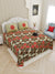 Orange_Cerulene_Bagru_Gold_Pure_Cotton_Bedsheet