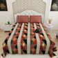 Gold_Pure_Cotton_Bedsheets_Orange